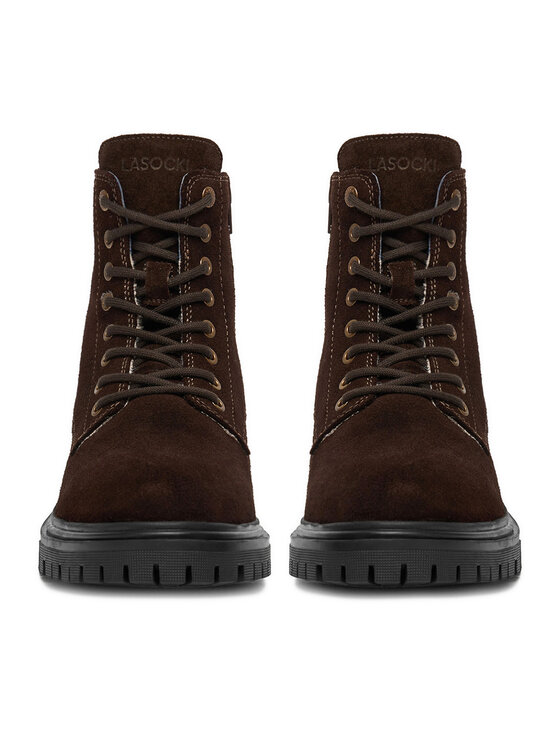 Lasocki Šnurovacia obuv Lasocki CEO-DIABLO-01 MI08 Hnedá