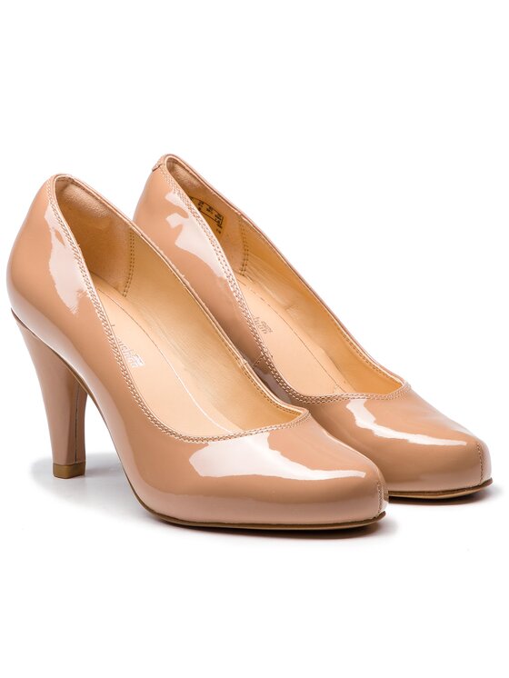 Clarks Pusbačiai Clarks Dalia Rose 261385664 Smėlio