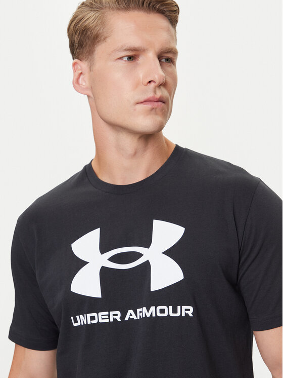 Under Armour Under Armour Футболка Ua Sportstyle Logo Update Ss 1382911-001 Чорний Loose Fit