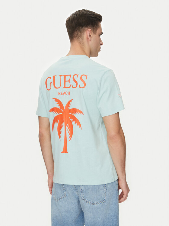 Guess Guess Футболка F5GI09 KA260 Голубий Regular Fit