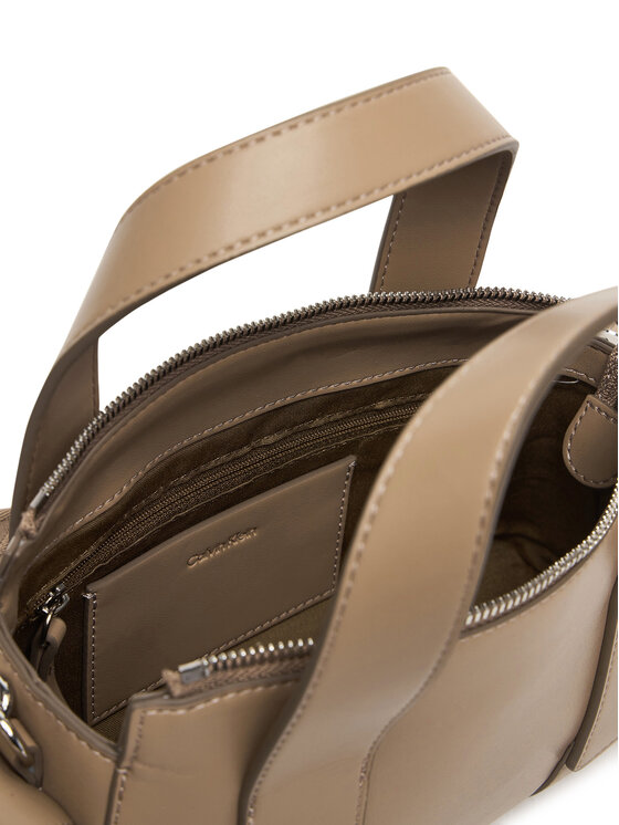Calvin Klein Torebka Calvin Klein Webbing Strap Pocket Bag LV04F3291G Beżowy