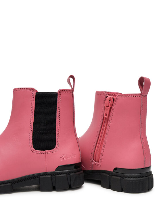 Clarks Чоботи Clarks Evyn Chelsea K. 26179042 Рожевий