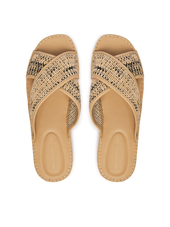 Tommy Hilfiger Chanclas Tommy Hilfiger Raffia TH FW0FW09139 Beis