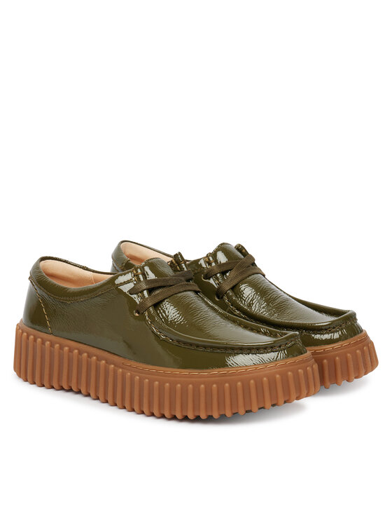 Clarks Туфлі Clarks Torhill Bee 26186668 Зелений