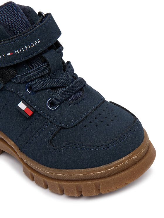 Tommy Hilfiger Trzewiki Tommy Hilfiger T1X5-35290-0316 Granatowy