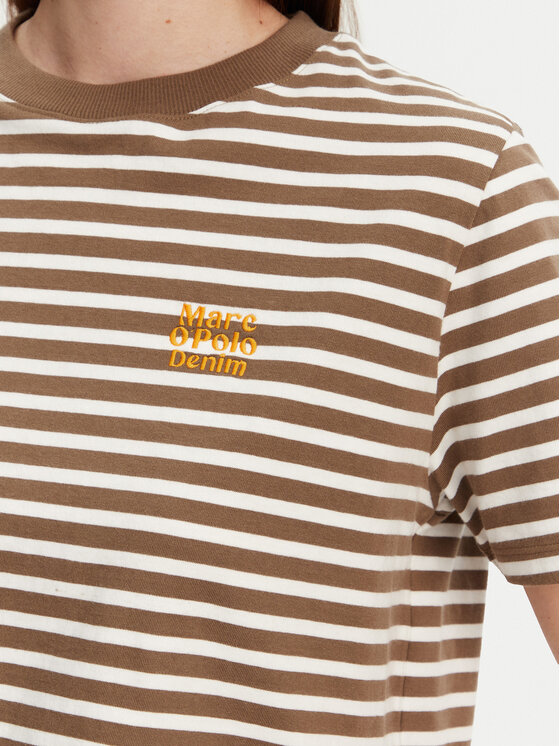 Marc O'Polo Denim Marc O'Polo Denim T-shirt 500 0005 953 Smeđa Relaxed Fit