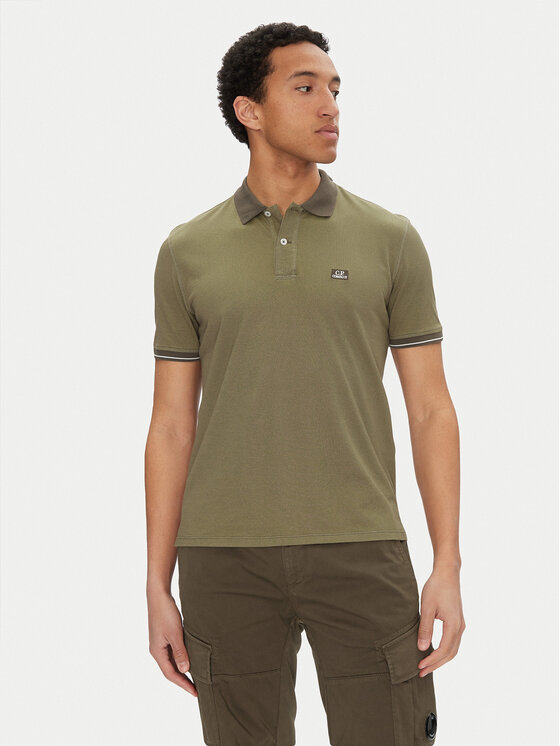 C.P. Company C.P. Company Pólóing 18CMPL130A006263G Zöld Regular Fit