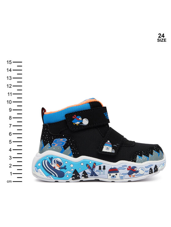 Skechers Botas de nieve Skechers Play Scene - Frosty Pals 407319N/BKMT Negro