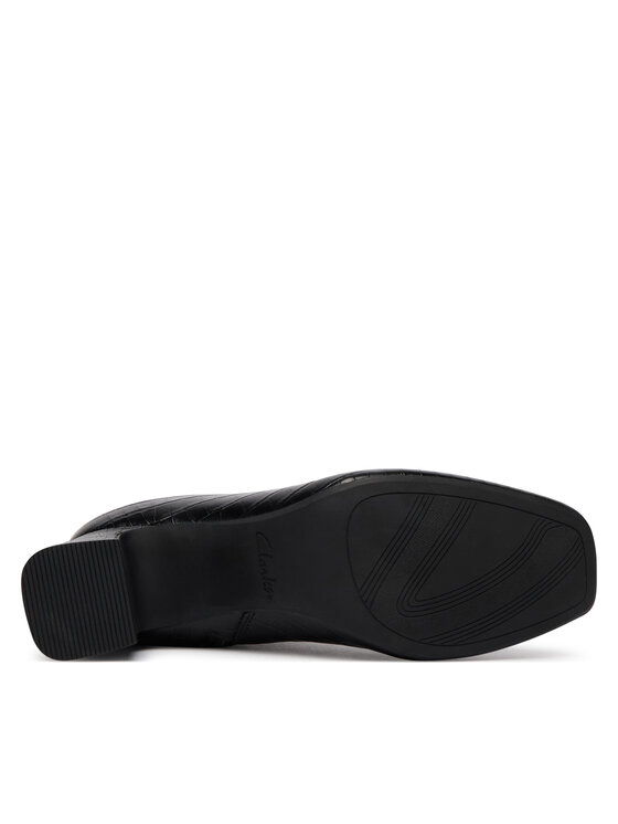 Clarks Μποτάκια Clarks Fernie Zip 26327187 Μαύρο