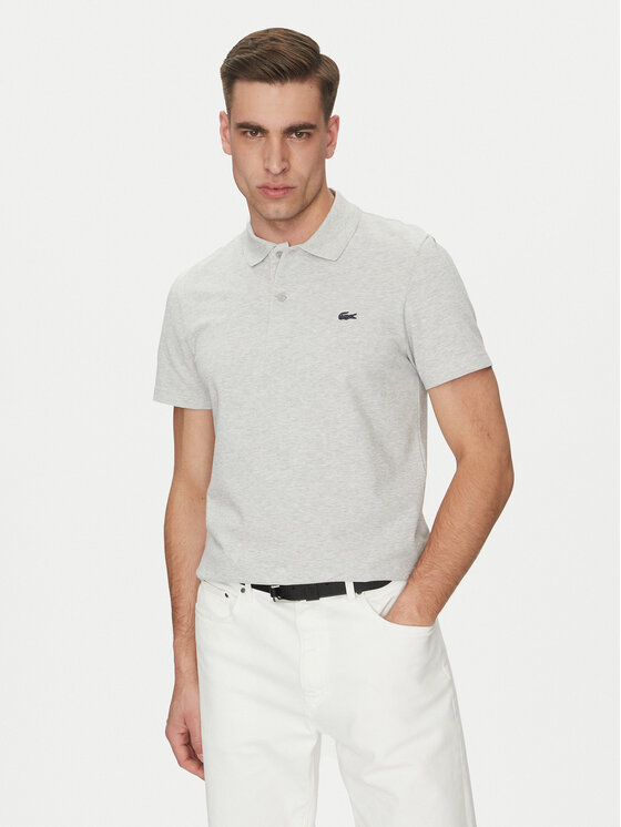 Lacoste Lacoste Поло DH5522 Сірий Regular Fit