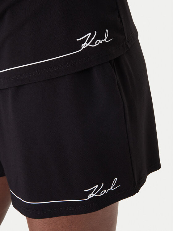 KARL LAGERFELD KARL LAGERFELD Pijama B1W45011 Negro Regular Fit