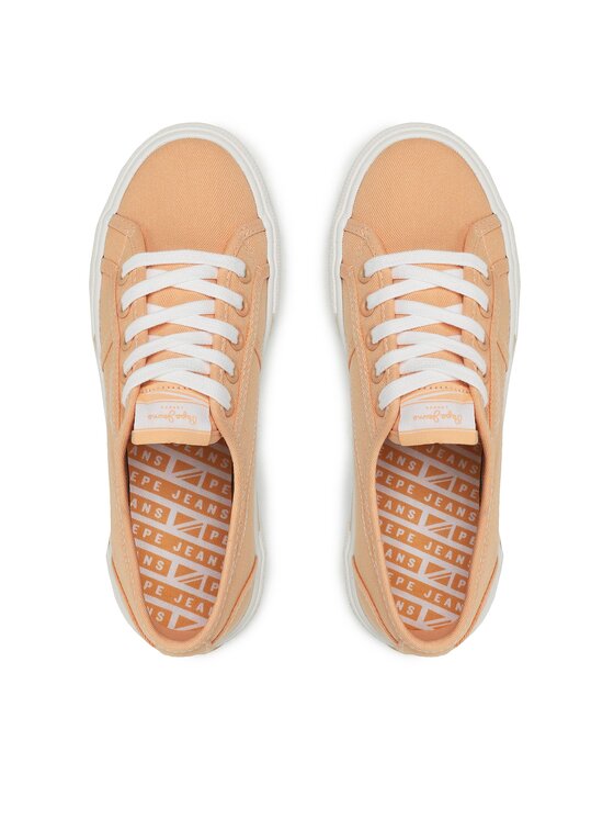 Pepe Jeans Гуменки Pepe Jeans Brady Basic W PLS31287 Оранжев