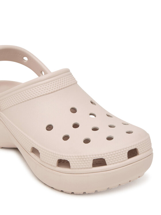 Crocs Шльопанці Crocs Classic Platform Clog 206750 Бежевий
