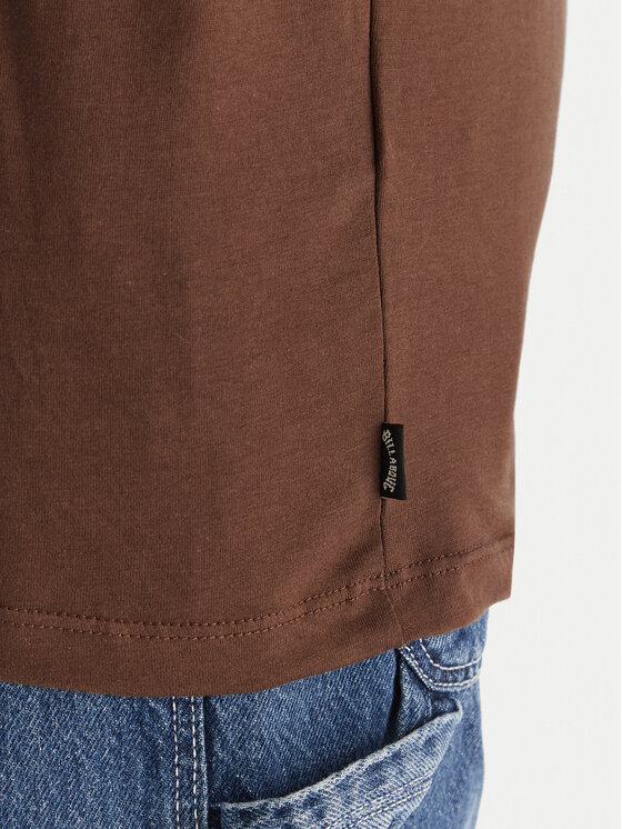 Billabong Billabong Camiseta Arch Crew SS EBYKT00100 Marrón Regular Fit