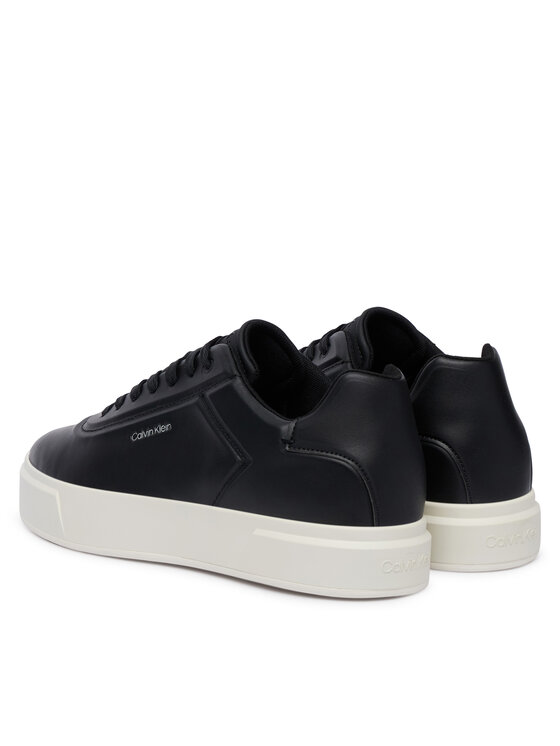 Calvin Klein Sneakersy Calvin Klein Basket Cups Oxf Lup Hf Lth YM0YM01452 Czarny
