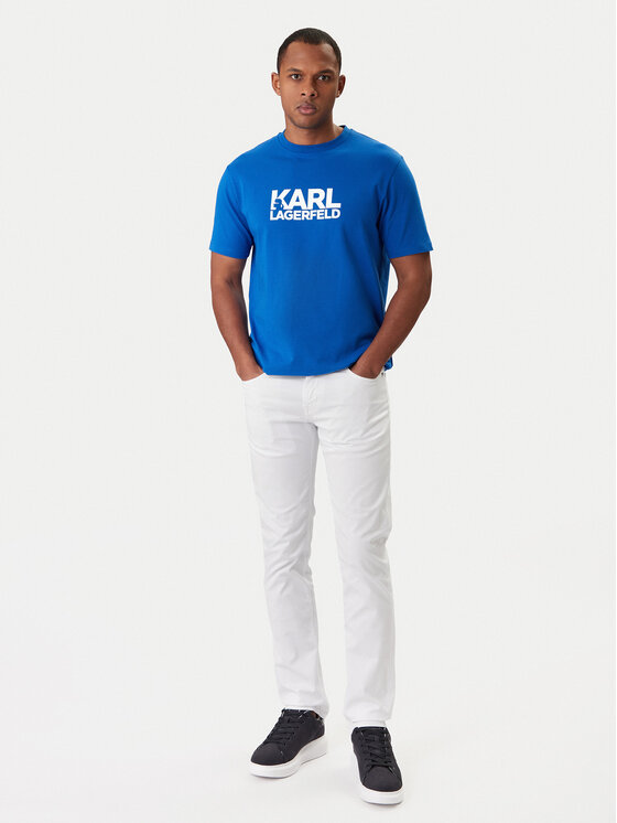KARL LAGERFELD KARL LAGERFELD Camiseta 755780 561235 Azul Regular Fit