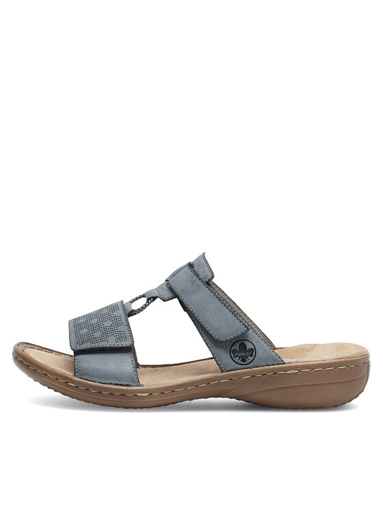 Rieker Natikači Rieker 60885-12 Modra