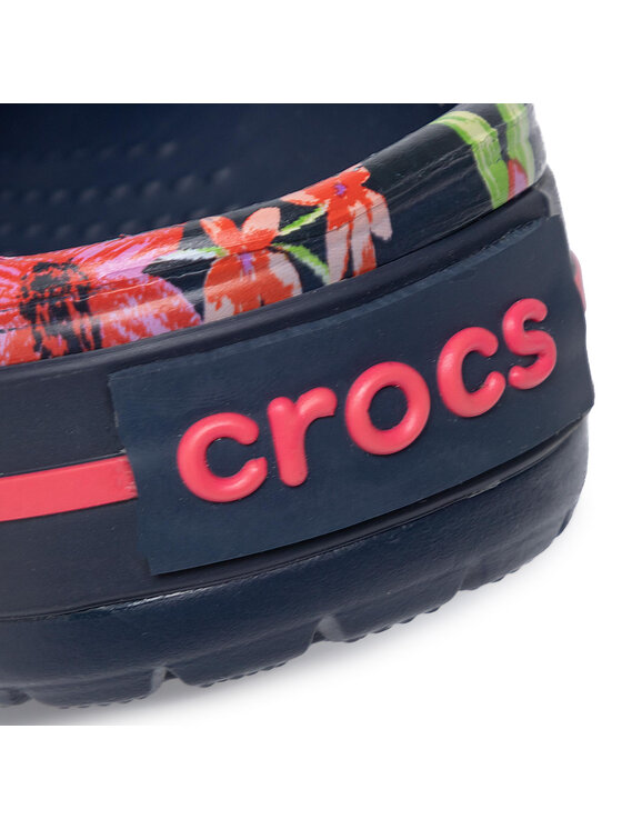 Crocs Natikače Crocs Crocband Printed Clog 205834 Tamnoplava