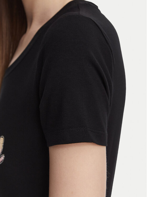 Guess Guess Camiseta W6YI56 K5028 Negro Slim Fit