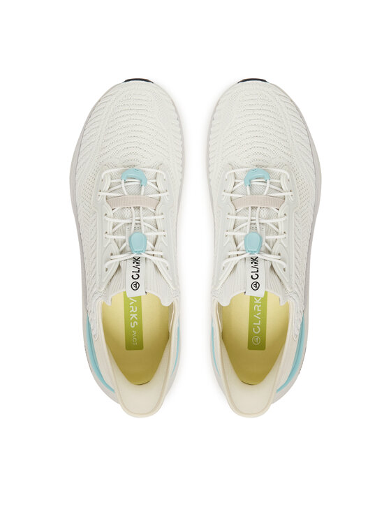 Clarks Снікерcи Clarks Pace Rise 26187374 Білий
