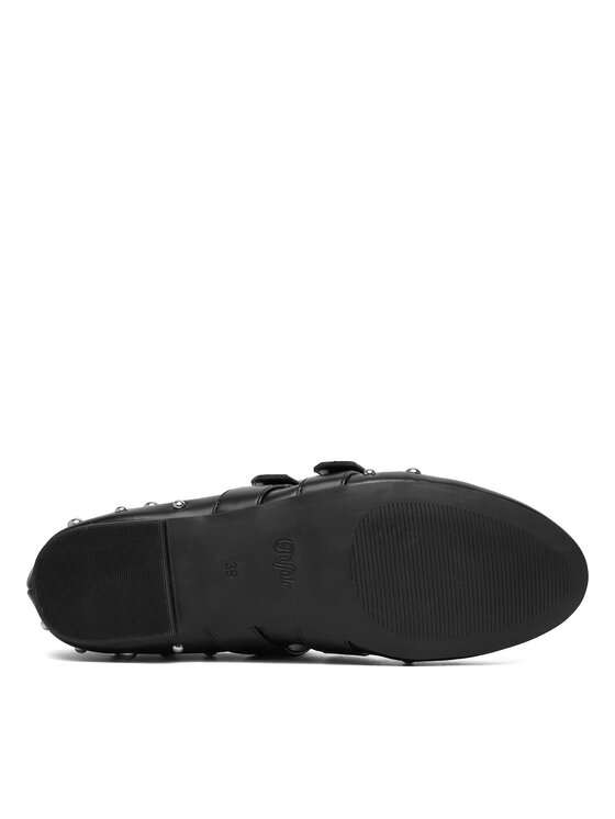 Buffalo Балетки Buffalo Daphne Stud 1620059 Чорний