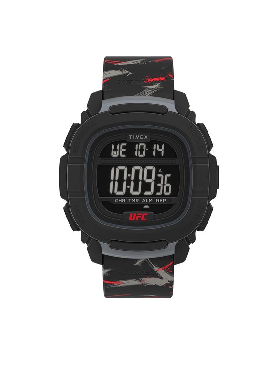 Timex Годинник Timex UFC Strength Shock XL TW2V85200 Чорний
