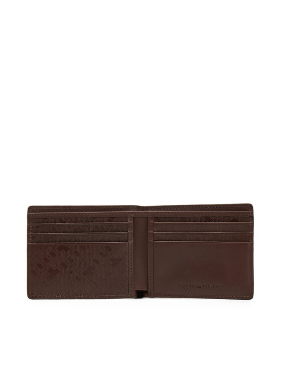 Tommy Hilfiger Denarnica Tommy Hilfiger Th Monogram Mini Cc Wallet AM0AM13251 Rjava
