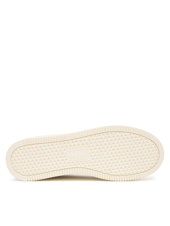 Tommy Jeans Sneakersy Tommy Jeans Tjw Flatform Leopard Sneaker EN0EN02930 Biały