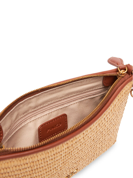 PINKO Rankinė PINKO Flat Horizontal Mini PE 25 PCPL 104277 A2CE Smėlio