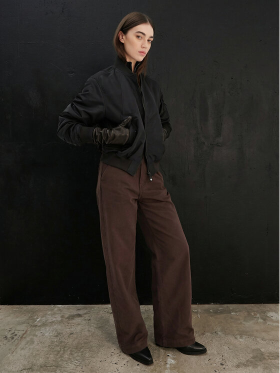 G-STAR G-Star Raw Штани з тканини Deck 2.0 D26432-E078 Коричневий Wide Leg