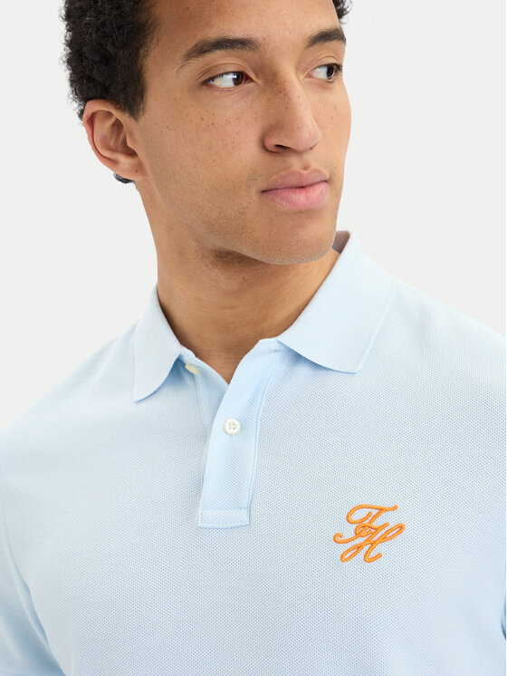 Tommy Hilfiger Tommy Hilfiger Polo MW0MW43046 Azul claro Regular Fit