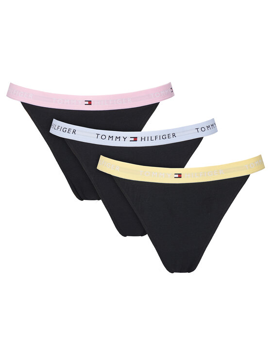 Tommy Hilfiger Tommy Hilfiger Conjunto de tangas UW0UW06518 Negro