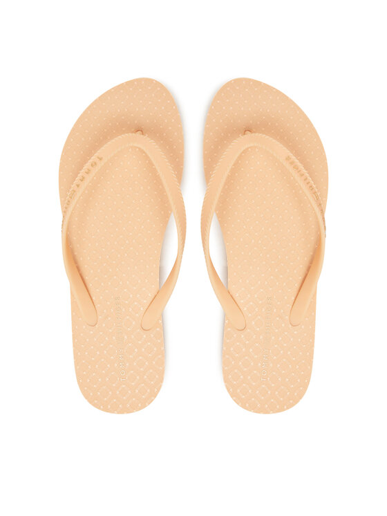 Tommy Hilfiger Žabky Tommy Hilfiger Hilfiger Strap Beach Sandal FW0FW08736 Oranžová