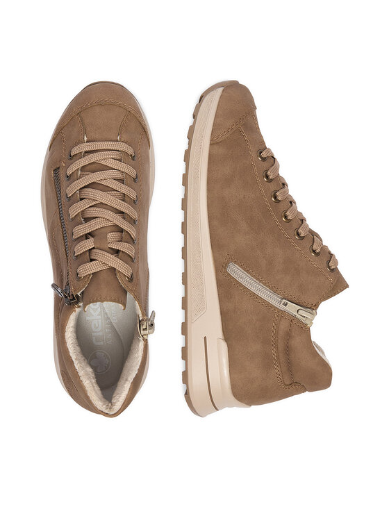 Rieker Sneakersy Rieker CEO-N1400-64 Beżowy ciemny