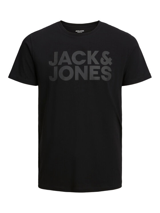 Jack & Jones Jack & Jones T-shirt Corp 12151955 Crna Standard Fit