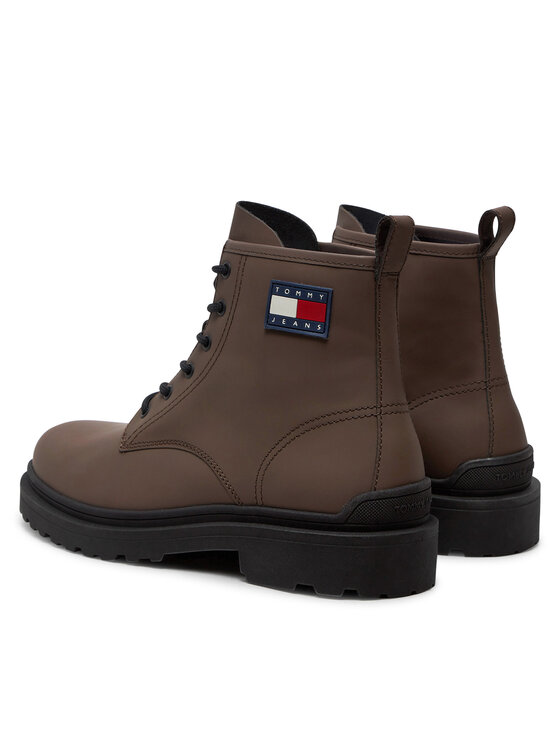 Tommy Jeans Outdoorová obuv Tommy Jeans EM0EM01447 Hnedá