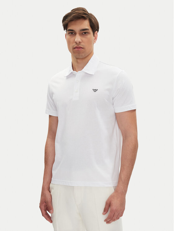 Emporio Armani Emporio Armani Polo EM000571 AF12331 U0002 Bijela Regular Fit