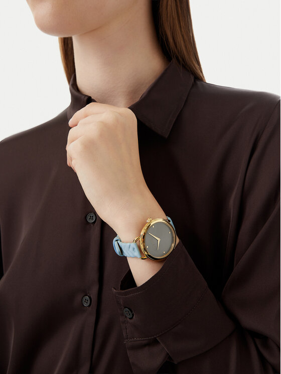 Ted Baker Zegarek Ted Baker Hettie BKPHTS211 Błękitny