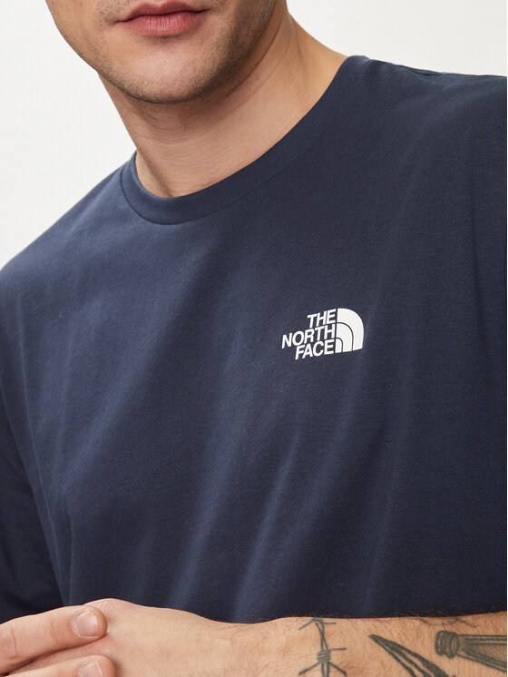 The North Face The North Face Marškinėliai Simple Dome NF0A87NG Tamsiai mėlyna Regular Fit