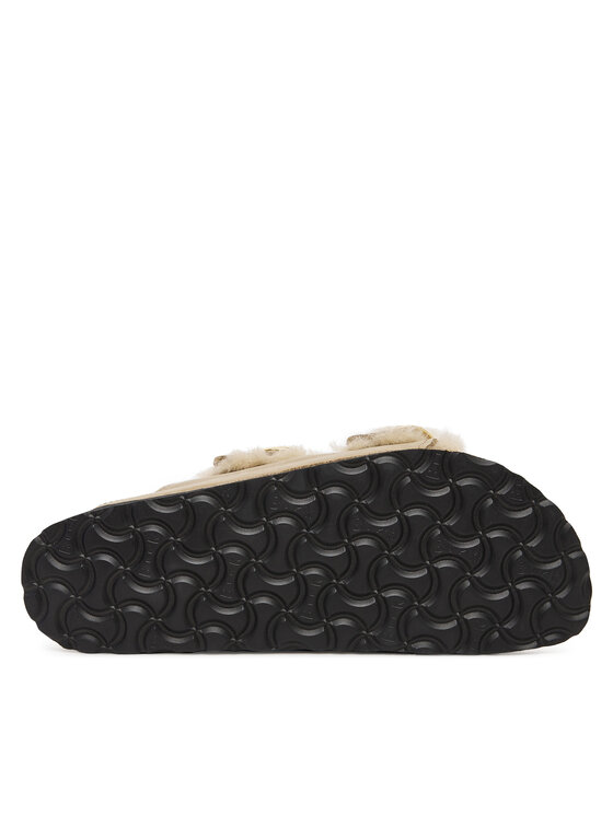 Birkenstock Шльопанці Birkenstock Arizona Big Buckle Shearling 1030384 Коричневий
