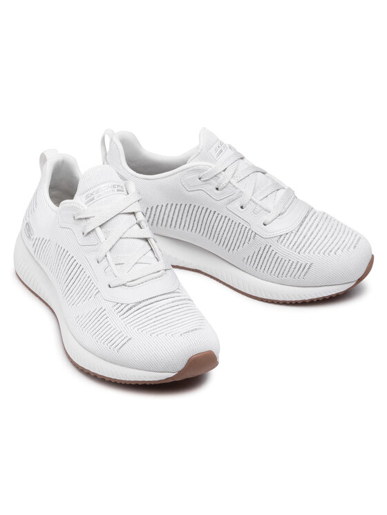Skechers Sneakersy Skechers BOBS SPORT 31347/WHT Biały
