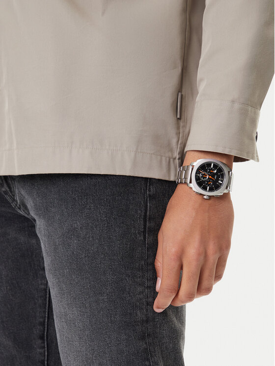 Fossil Годинник Fossil Machine FS6095 Срібний