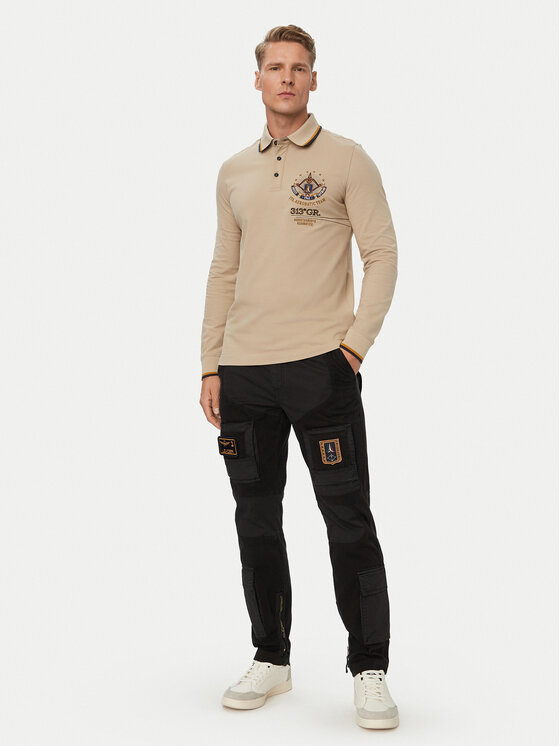 Aeronautica Militare Aeronautica Militare Polo 262PO1942UP00400 Beis Regular Fit