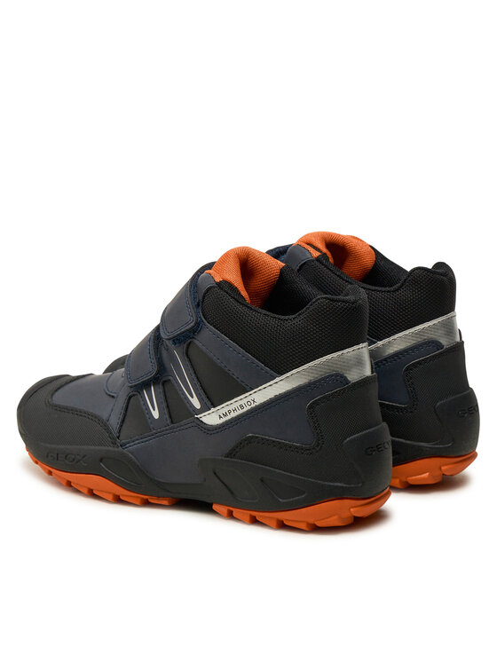 Geox Kotníková obuv Geox Jr New Savage B Abx J261WA 0MEFU C0659 D Tmavomodrá