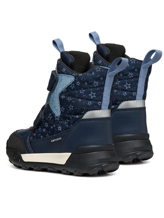 Geox Sněhule Geox J Trekkyup Girl B Ab J46M7C 0MNBC CF44Y D Tmavomodrá