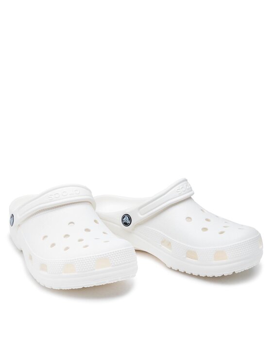 Crocs Šľapky Crocs Classic 10001 Biela