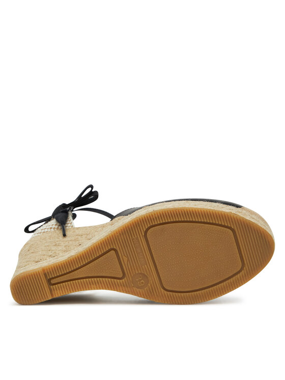 Genuins Espadrilky Genuins Darya G105918 Čierna