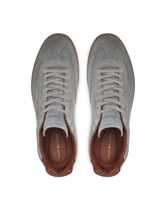 Tommy Hilfiger Sneakersy Tommy Hilfiger Th Lo Lux Suede Sneaker FM0FM05997 Szary