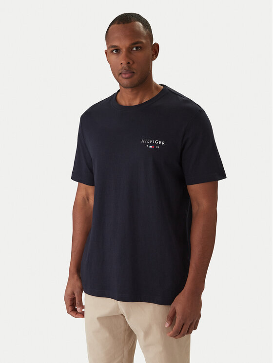 Tommy Hilfiger Tommy Hilfiger Camiseta Brand Love MW0MW41456 Azul marino Regular Fit