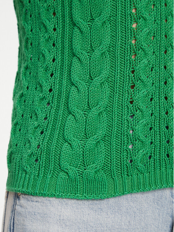 United Colors Of Benetton United Colors Of Benetton Top 101TDH01B Grün Slim Fit